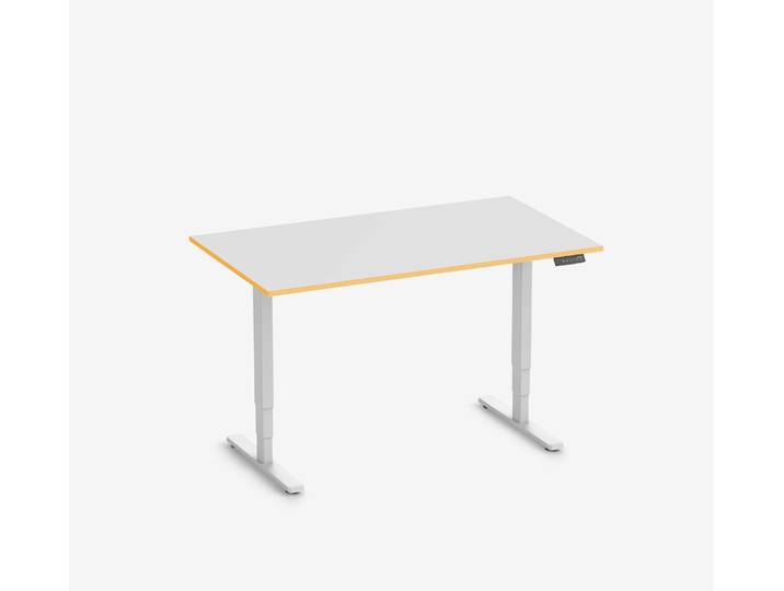 FOKUS Gamingschreibtisch Weiß 140x80 Rechteck Sundown