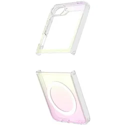 Bigben MagSafe Case (Samsung Galaxy Z Flip6), Smartphone Hülle, Transparent