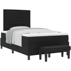 vidaXL, Boxspringbett, Damenia (Linien-Design) (120 x 190 cm)