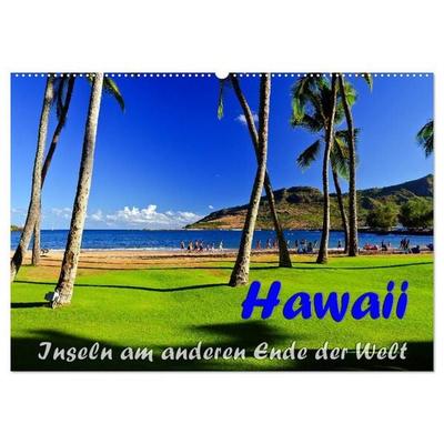 Hawaii - Inseln am anderen Ende der Welt (Wandkalender 2026 DIN A2 quer), CALVENDO Monatskalender