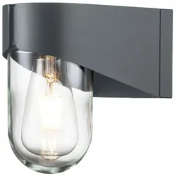 Elstead Lighting Porto 1-flammige Außen-Wandlaterne E27 Grau IP44