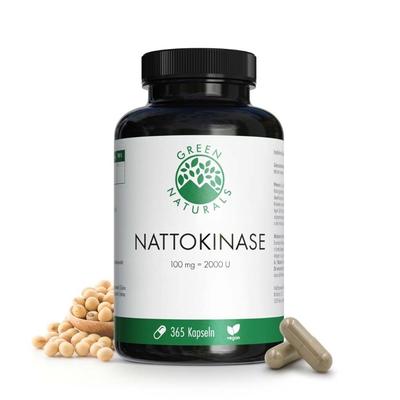 Green Naturals Nattokinase 100 mg vegan Kapseln 365 St