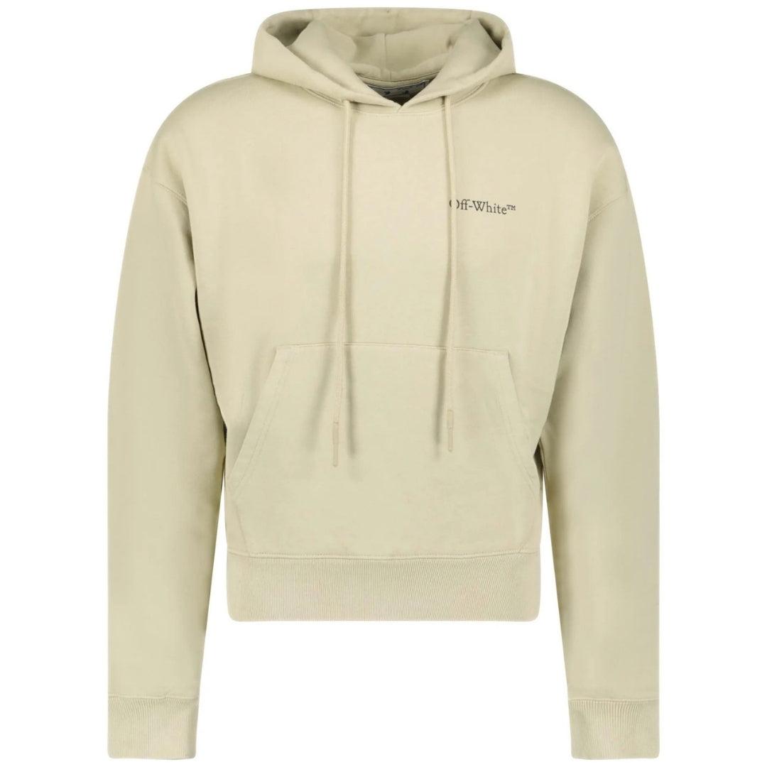 Gebroken witte Caravaggio met beige capuchon