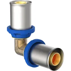 KIRCHHOFF MS Winkel 90°, blank, 20 mm, Pressfitting für MSVR, Fittings, wasseranschluss