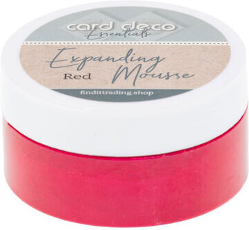 Schabloniercreme "Expanding Mousse", rot, 60 g