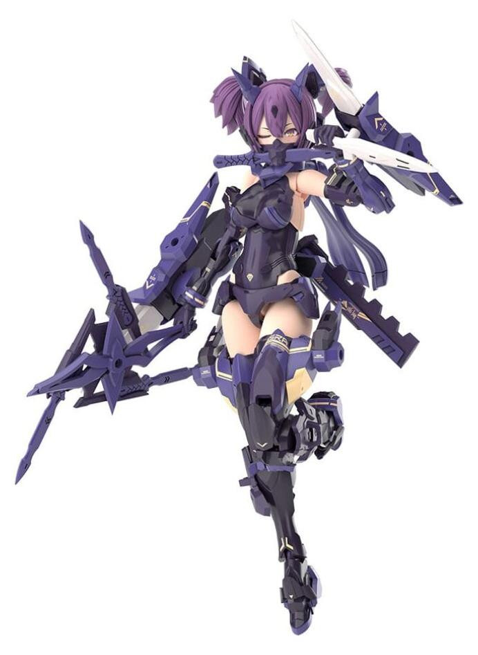 Kotobukiya Megami Device Plastic Model Kit 1/1 Asra Ninja Kaname Shadow Edition, 14 cm