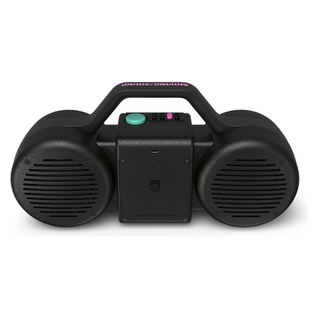 Philips TAMS60 - The Roller Boombox - Sort (24 h) (TAMS60B/00)