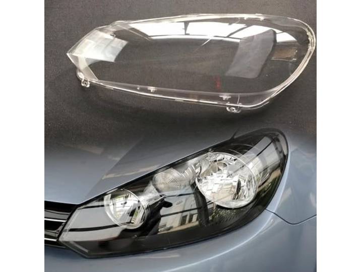 ORCOW ScheinwerfergläSer GläSer Streuscheiben FüR Golf 6 2010 2011 2012 2013, Transparentes Polycarbonat, Links Oder Rechts 1st,Left