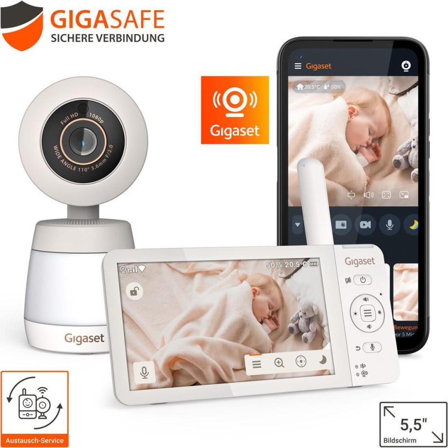 Gigaset BABY 700 Connected, 300 m, 60 min, 50 m, 300 m, Weiß, LCD