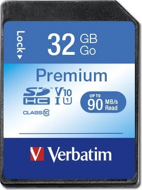 VERBATIM Premium SDHC 32 GB UHS-I V10 U1