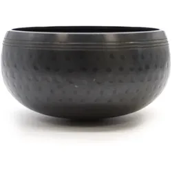Small Black Beaten Bowl - 14cm