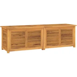 vidaXL Gartenbox mit Beutel 175x50x53 cm Massivholz Teak