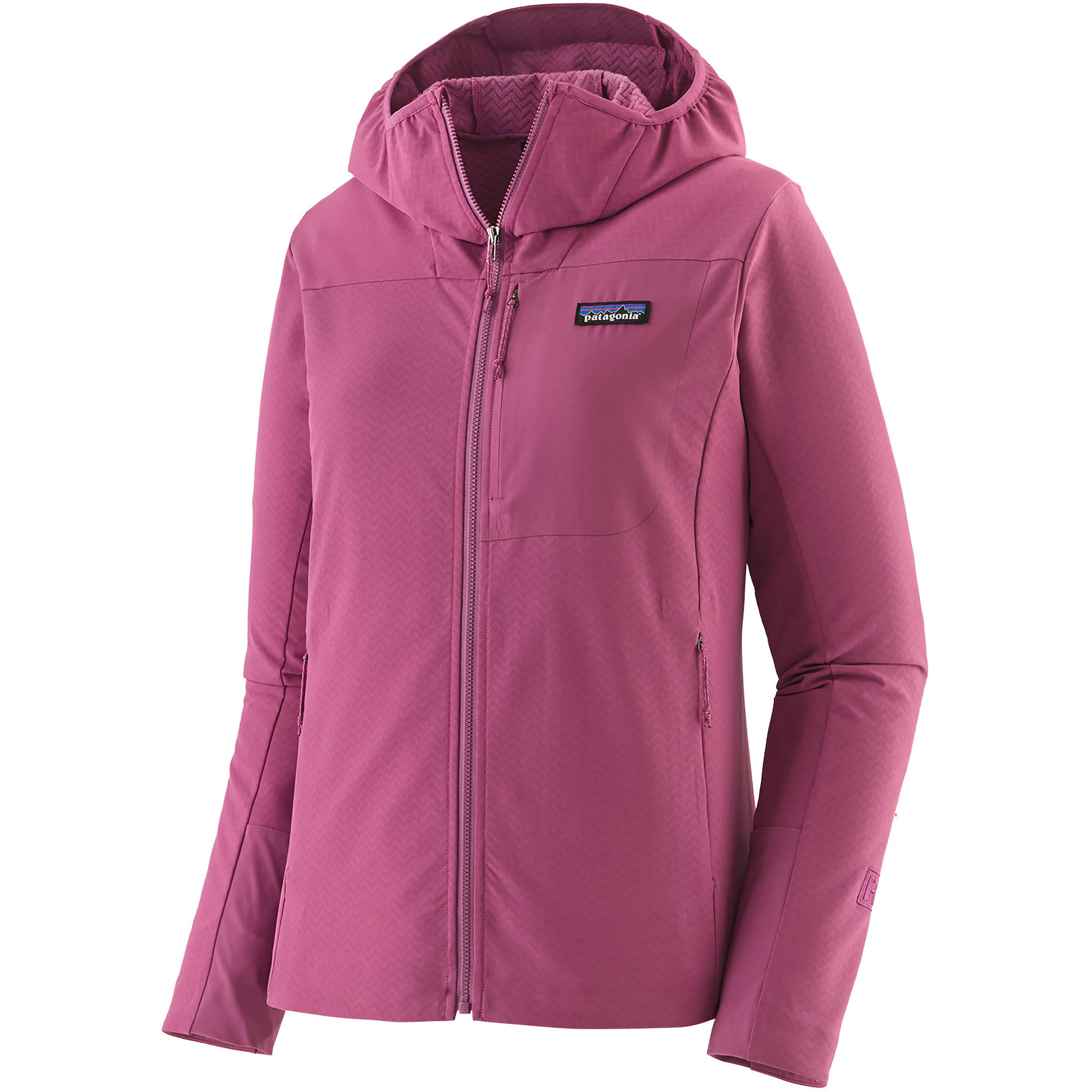 Patagonia R1 CrossStrata Damen Softshelljacke pink Größe XS Camping Windabweisend Wasserabweisend