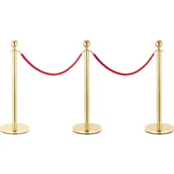 Stagecaptain PLS-150 Deluxe 3.2-150G Absperrständer Personenleitsystem 1,5m gold