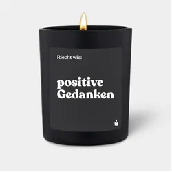 Chatty Candles, Duftkerzen, Duftkerze Woody Riecht wie: positive Gedanken
