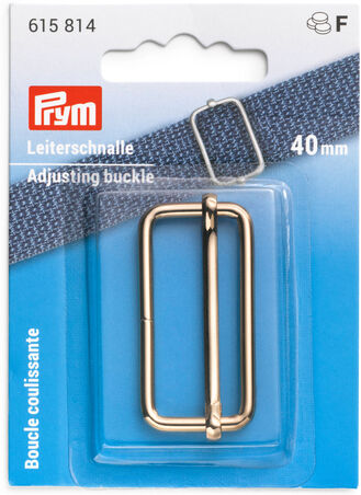 Prym Leiterschnalle, Größe: 40 mm, Farbe: new gold
