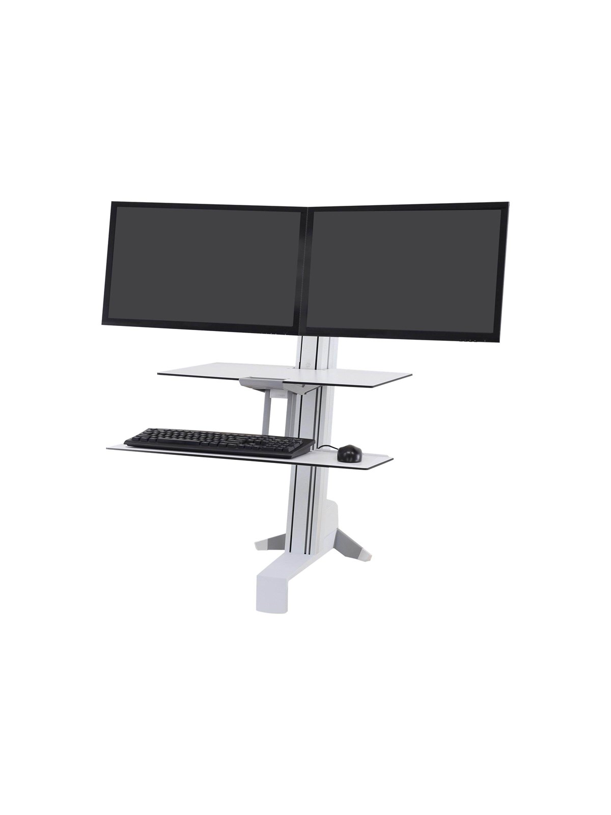 Ergotron WorkFit-S Dual Workstation with Worksurface Standing Desk