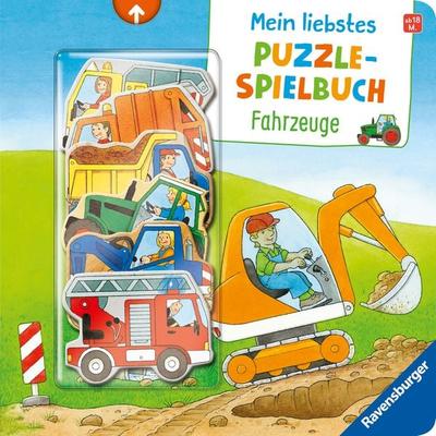Mein liebstes Puzzle-Spielbuch - Fahrzeuge, Gebundene Ausgabe von Sabine Cuno, Ravensburger Verlag GmbH, 978-3-473-42003-2
