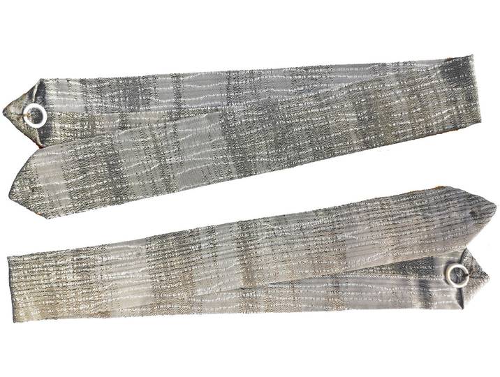 Raffhalter WECKBRODT Kilian , grau (beige, taupe), B:70cm H:5cm, Polyester, Raffhalter, Raffhalter, Dekoration, Vorhang, Gardine, Store