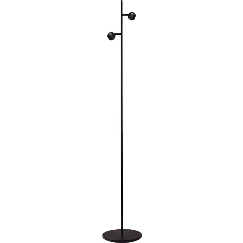 Masterlight Talana 2-lichts vloerlamp - zwart - modern