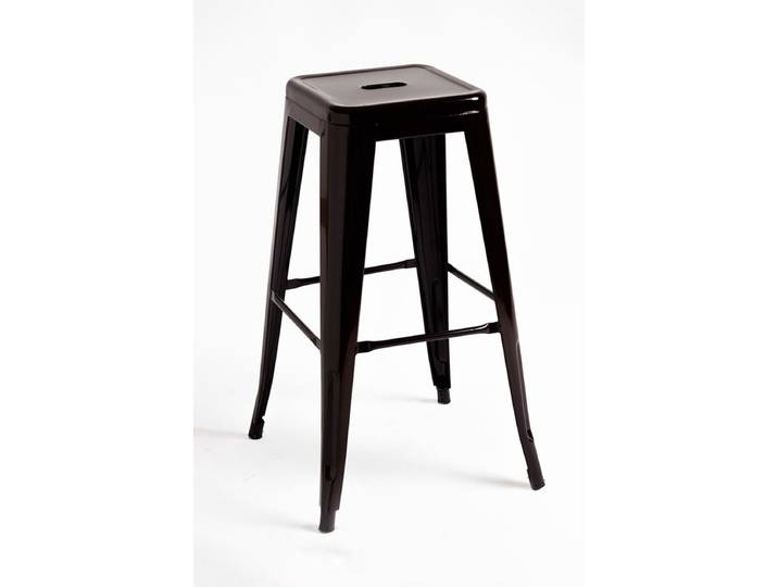 6er Set Torix Hohe Hocker 76 cm - Schwarz