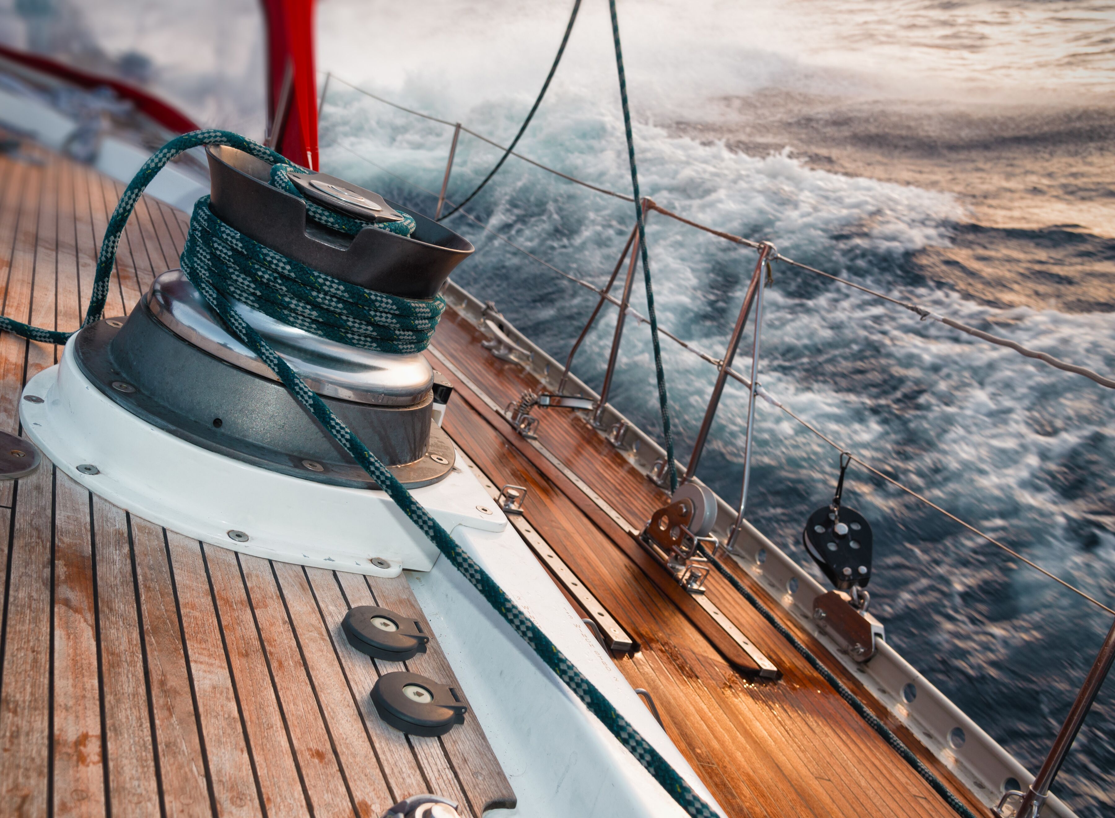 Fototapete PAPERMOON "Sailing in Storm", bunt, B:3m L:2,23m, Vlies, Tapeten, Fototapete bunt B/L: 3m x 2,23m, Bahnen: 6 Stk.