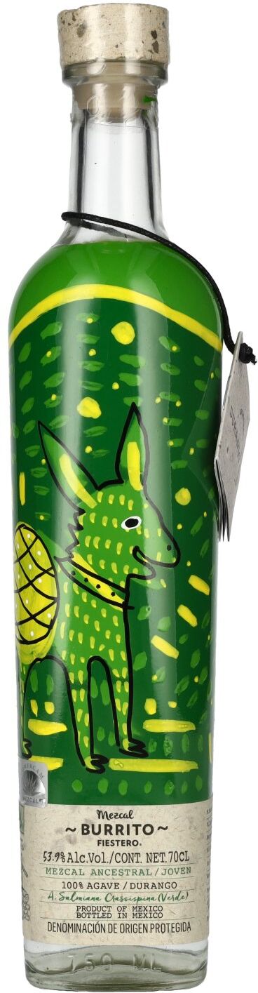 Burrito Fiestero Mezcal Verde DOP 53,9% Vol. 0,7l