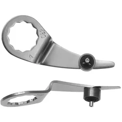 Fein Super Cut 2er Pack Schneidmesser Geschwungen Form Tiefenanschlag 39mm