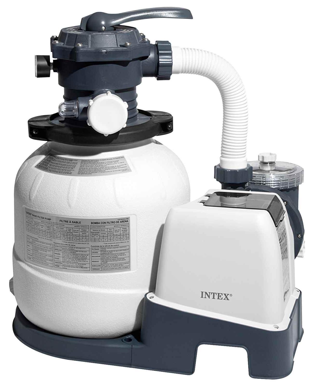 INTEX 26656GS - Sandfilterpumpe - RCD SX2100 Poolfilter Filterpumpe 7,9m³l/h