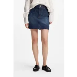 BOSS für Damen. 50559404 Blauer einfarbiger Minirock (25), Lässig, Baumwolle, Denim