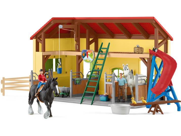 Spielwelt SCHLEICH FARM WORLD, Pferdestall (42485) , bunt, Spielfigurenwelten, Kinder, Kunststoff, Spielwelt