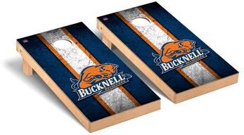 Skip's Garage Bucknell Bison Vintage Cornhole Board Set