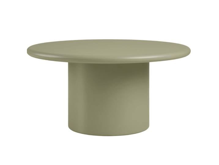 Table basse verte ø80 cm