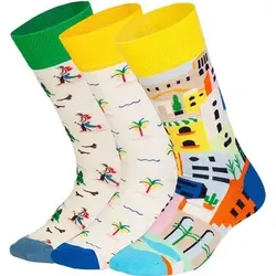 DILLY SOCKS Socken Vacation Mode On, Größe 36/40 in Bunt Bunt