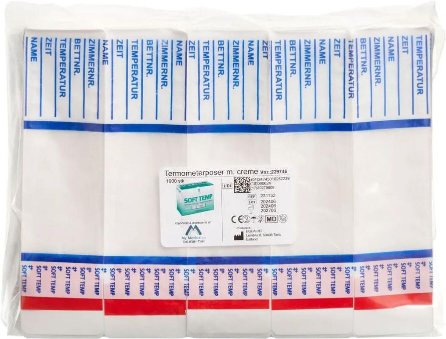 My Medical Termometerposer Med Creme Medicinsk udstyr 1000 stk