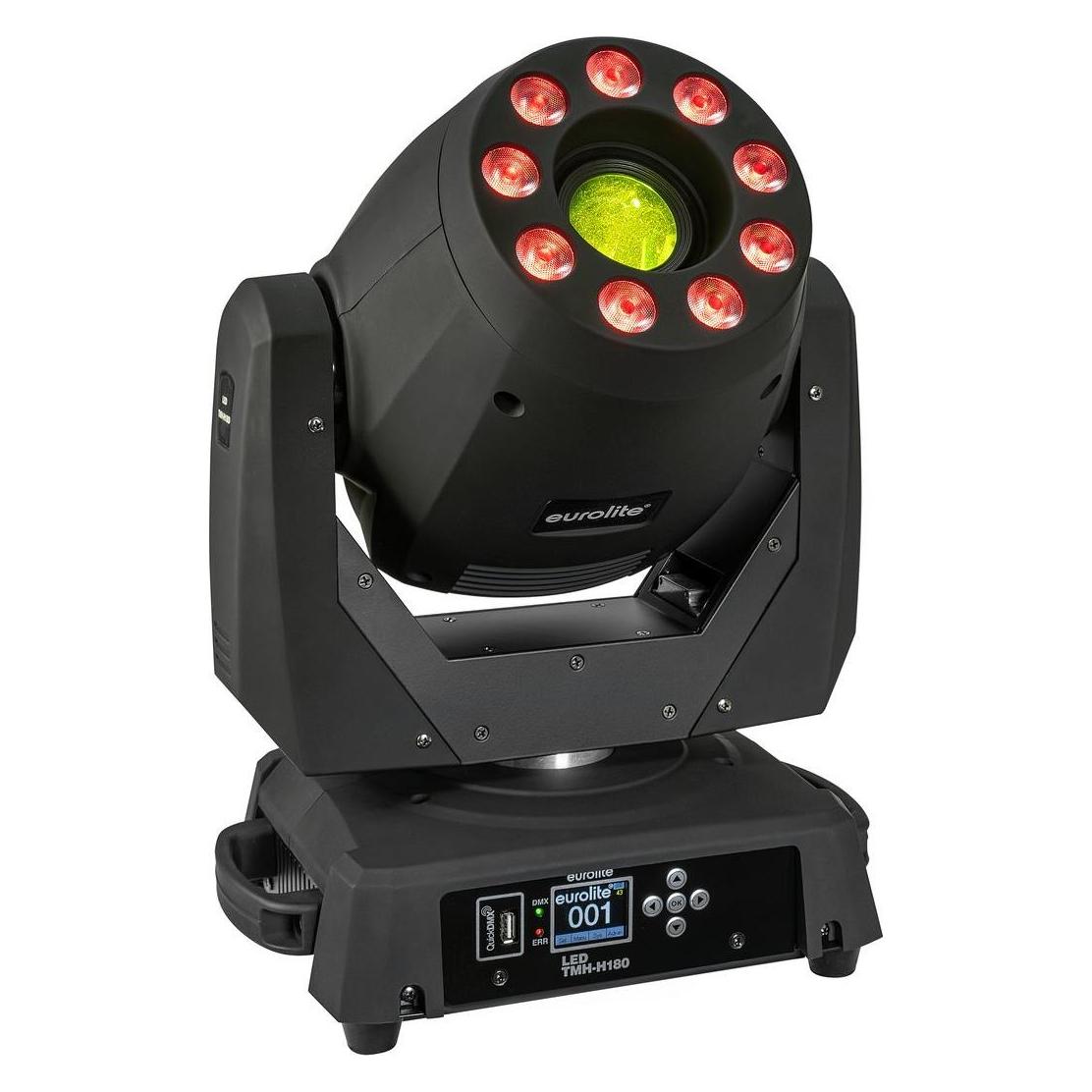 Eurolite LED TMH-H180 Hybrid Moving-Head Spot/Wash COB (200 W, LED) (51786085)