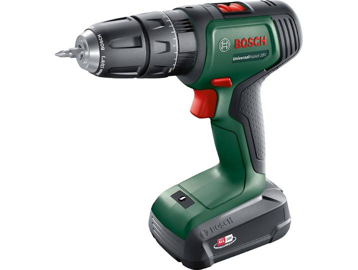 Akku-Bohrschrauber UniversalImpact 18V, 1 x Akku PBA 18V 1.5Ah, Tragekoffer