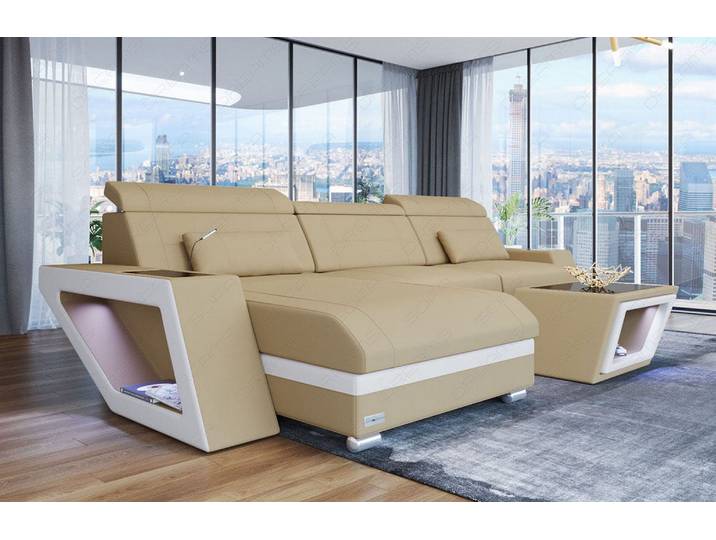 Ecksofa Catania L-Form aus Stoff