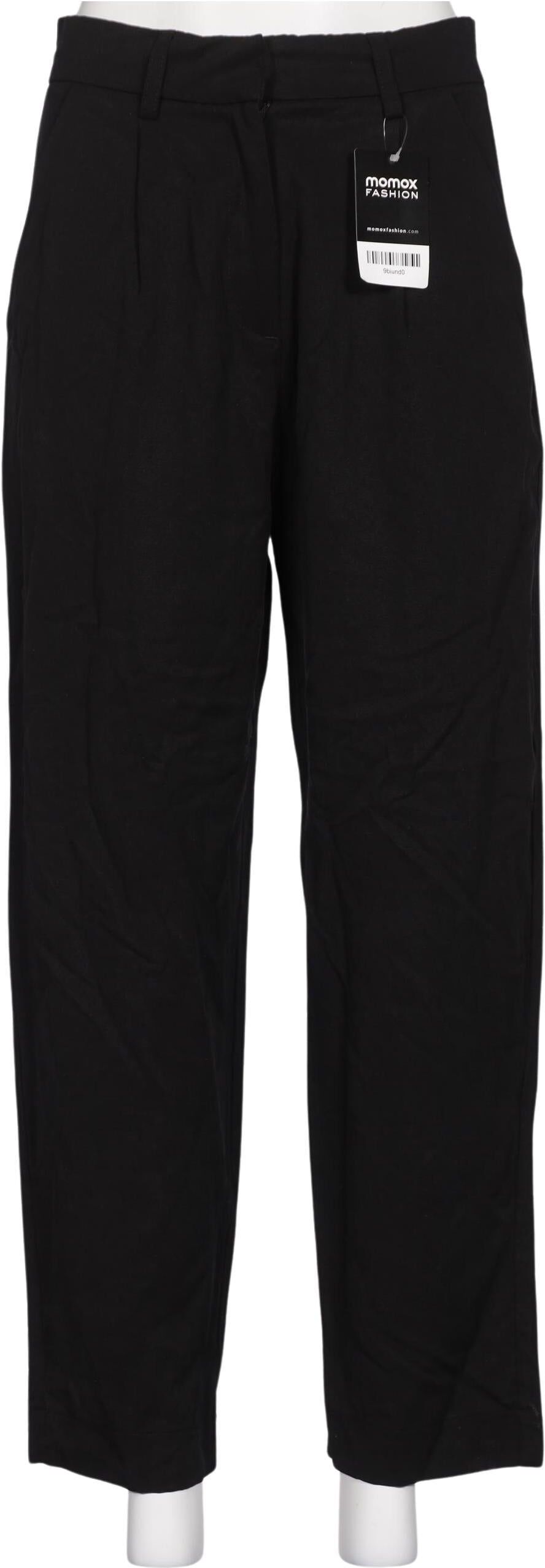 Kauf dich glucklich Damen Stoffhose, Schwarz, Gr. S, Viskose / Lyocell - Second Hand