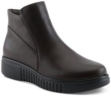 Women's Baglama Bootie by Flexus by Spring Step in Dark Brown (Size 41 M)