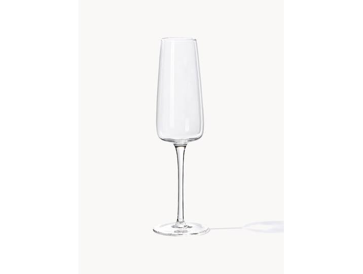 Flûtes à champagne soufflée bouche Ellery, 4 pièces