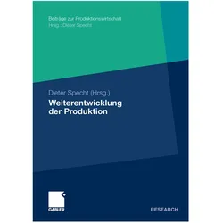 Weiterentwicklung der Produktion, Fachbücher von Dieter Specht