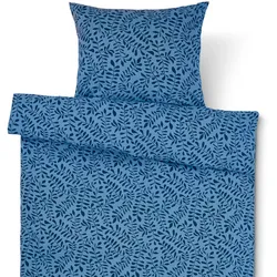 Tchibo - Winterjersey-Bettwäsche - dunkelblau