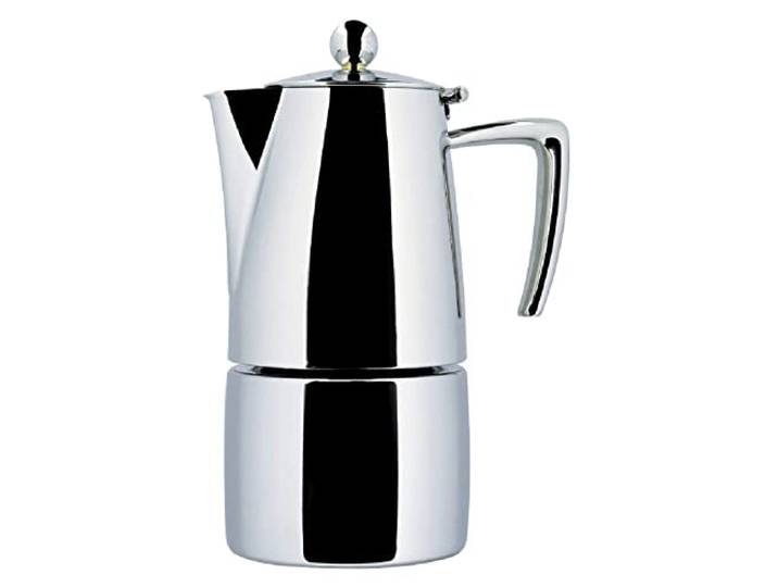 Ilsa Espressokanne, 2 Tassen, glänzende Optik, Silber