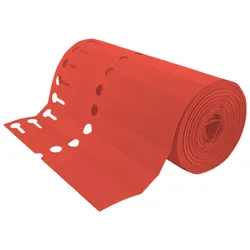 CombiCraft PVC Sleufetiketten Rot, 200 x 20 mm, 200 Mikron - 1000 Stück auf Rolle