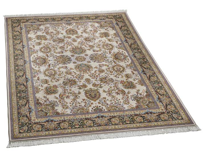 Brücken, Galerie und Teppiche in hochwertiger Seidenoptik, Beige, Größe 168 (Galerie, 80x300 cm)