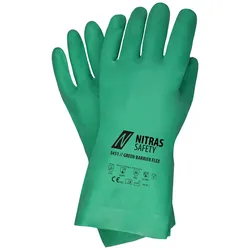 NITRAS® Chemikalienschutzhandschuh 3451 Green Barrier Flex 10 grün