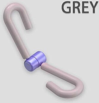 Inspired Finds Multi Functional Leg Slimming & Pelvic Floor Trainer Postpartum Repair & Inner Thigh Exercise Device grey