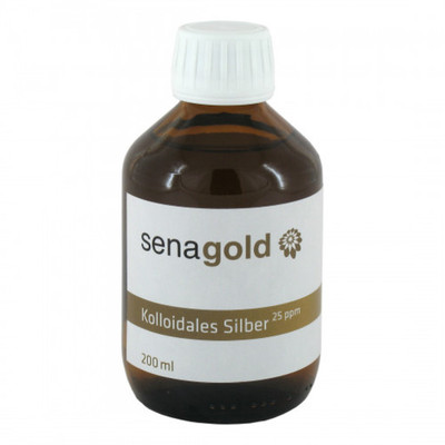 Senagold Naturheilmittel GmbH KOLLOIDALES SILBER 25 ppm flüssig 200 ml 11321434