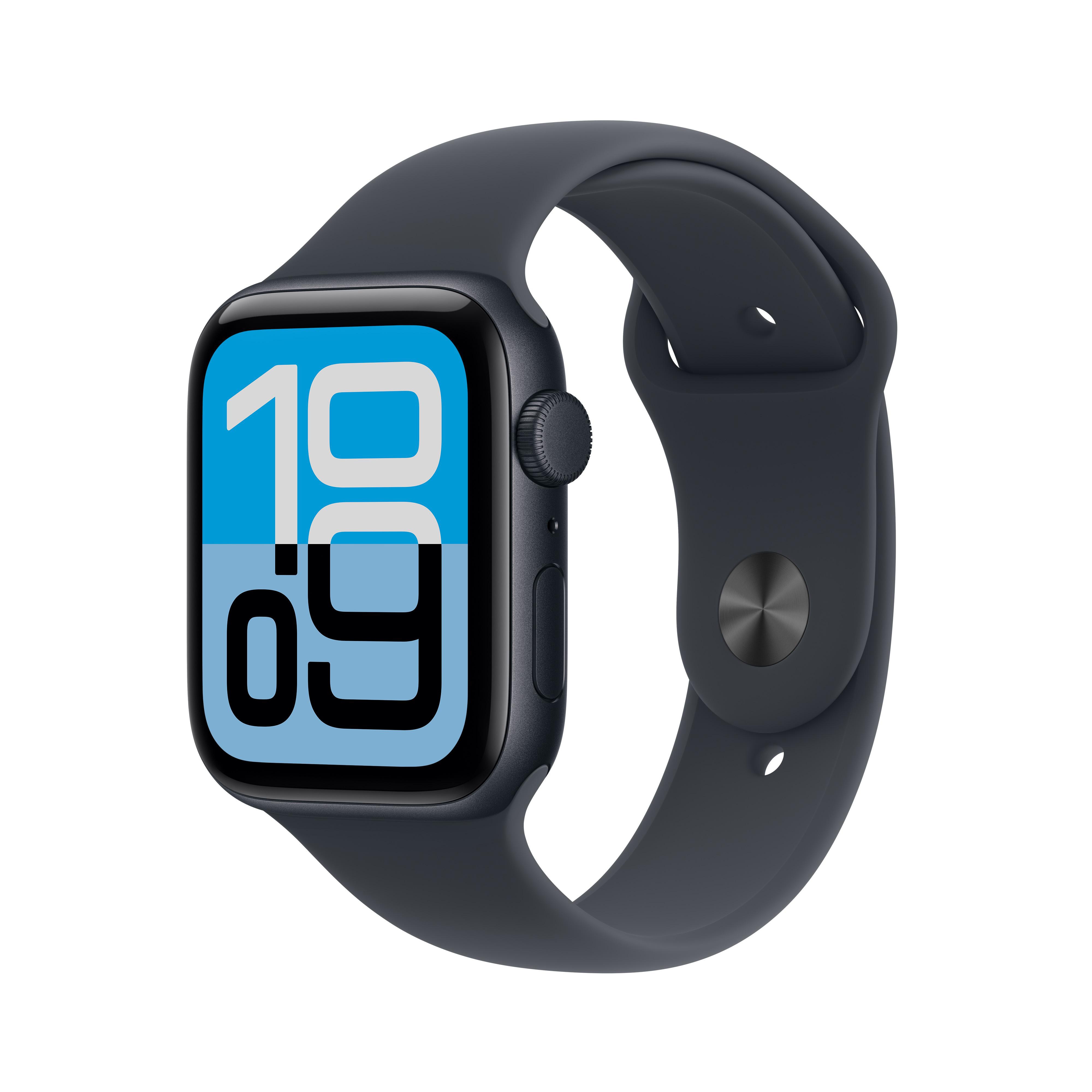 Apple Watch SE 3 GPS 44mm Aluminium Case Mitternacht mit Sport Band Mitternacht - M/L MEHQ4ZR/A